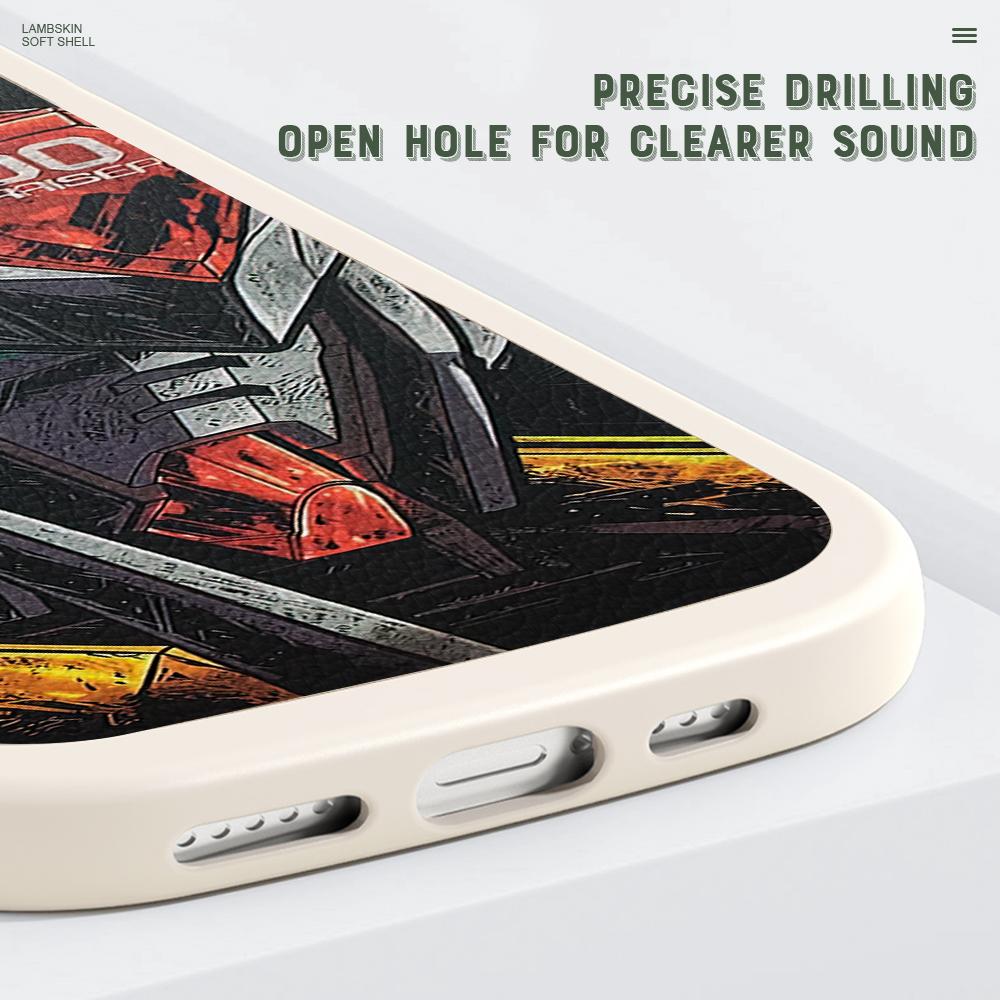 Тонкий кожаный чехол с мультяшным узором, мягкий силиконовый чехол из искусственной кожи для iPhone Samsung Huawei Honor Xiaomi Redmi OPPO Realme Vivo