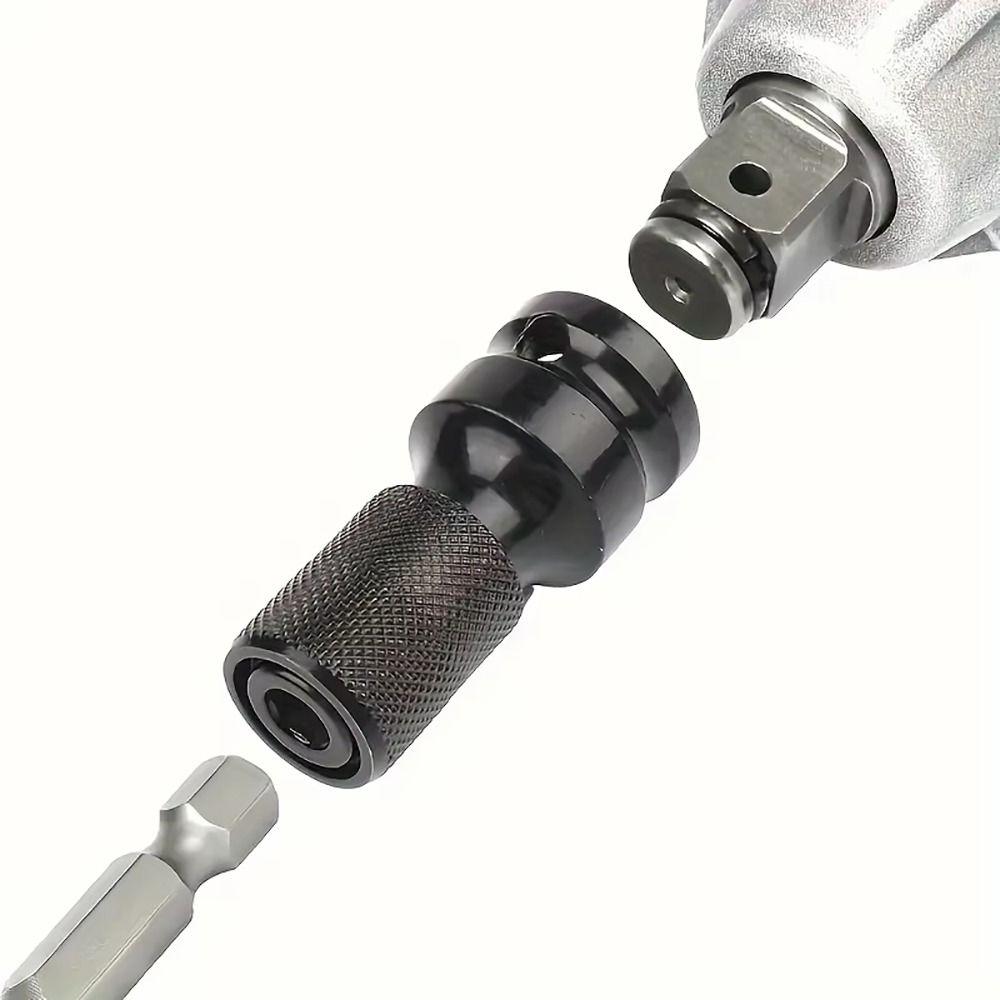 1Pcs Hex Ratchet Spanner Drive Converter Quick Release Tools Sleeve Adapter