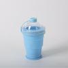 Foldable Silicone Ice Ball Maker Cup Ice Mold For Cocktails Large Sphere Easy Release Reusable Freezer Travel Mug