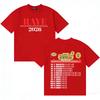 New Album Loose T Shirts Raye Double Sided Print Women Unisex Pop Oversized Crewneck Summer Fans Casual Short Sleeve T Shirt Unisex