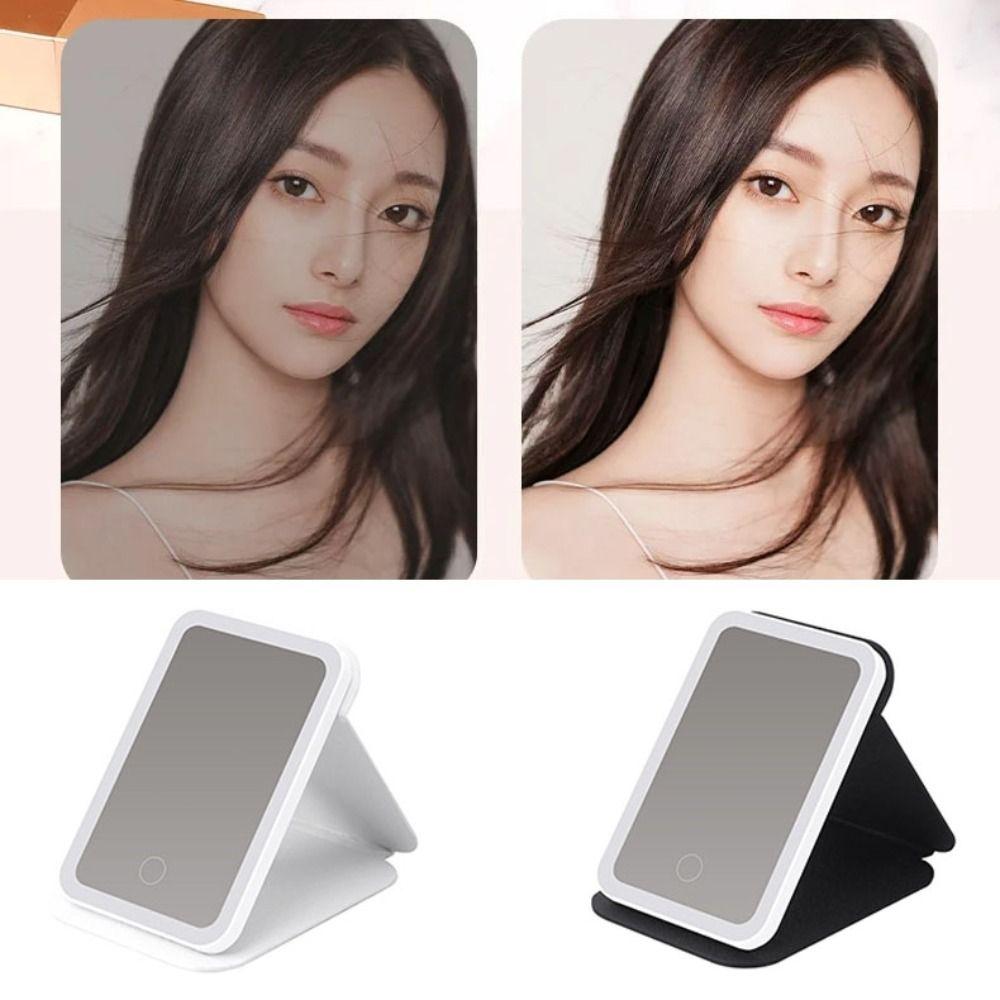 Зарядное настольное косметическое зеркало, регулируемое зеркало для макияжа, настольное зеркало для макияжа, туалетный столик