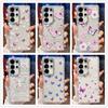 Small Fresh Butterfly Imd Hard Shell Suitable for Samsung S25Ultra S24FE Diamond Set Japanese and Korean Mobile Phone Case A56 A17