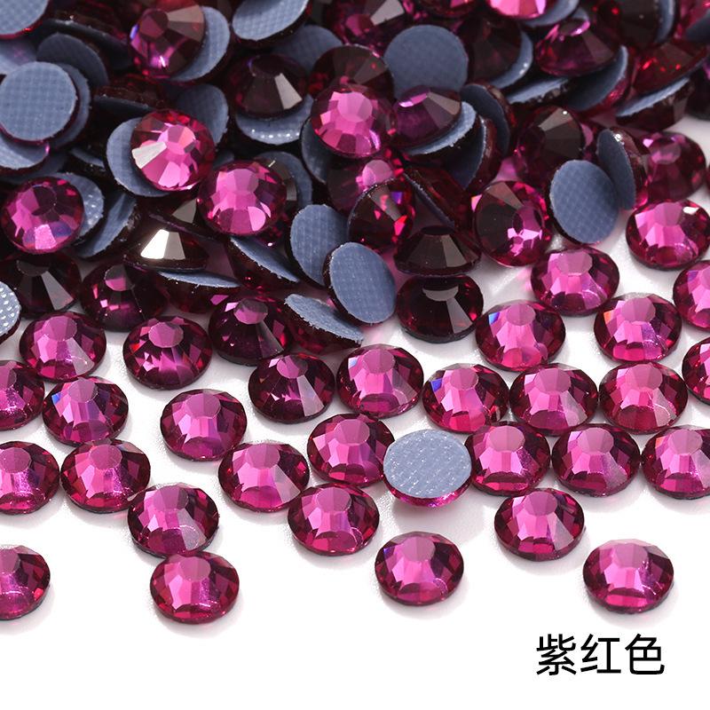 Хрустальное стекло Плоское дно Горячая дрель Аксессуары для одежды Ювелирные изделия Аксессуары Наклейка Дрель Аксессуары для самостоятельного изготовления Клей Горячая дрель Имитация австрийской