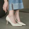 Spring and Summer Footwear Temperament Fine Single Shoes Women's Shallow Pointed Joker High Heels