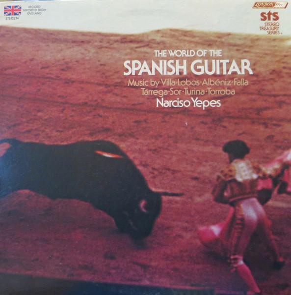 Виниловая пластинка NARCISO YEPES Мир Испанской Гитары STS15224 LONDON 1977 США Классика Б/у