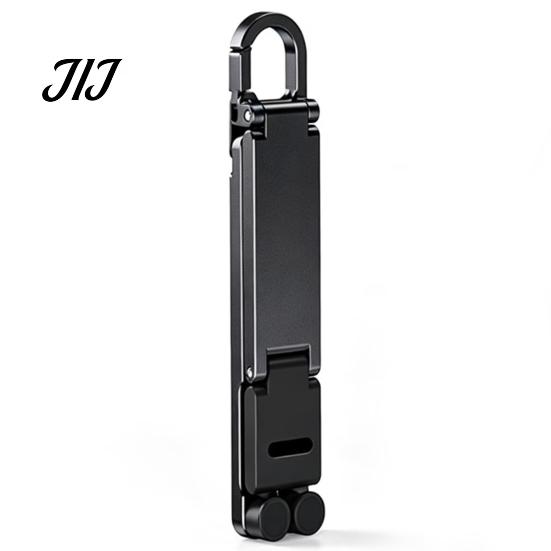Mobile Phone Stand Mini Foldable Keychain, Portable Cell Holder for Travel Desk, Pocket Home Office