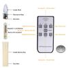 12pcs Remote Control LED Candles Wireless  Christmas Candles LED Flickering Flame