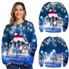 Unisex Ugly Christmas Sweater With Funny Dog Print And Soft Breathable Fabric