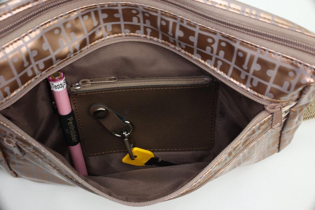 Квадратная сумка-кошелек серая [Kiki2]