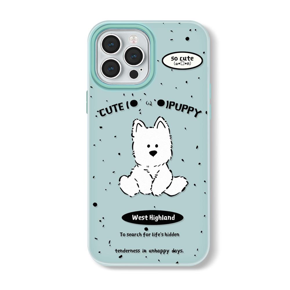 Чехол для iPhone Zhitai: Совместим с iPhone 11 до 15, Желейный чехол, Мультяшный дизайн