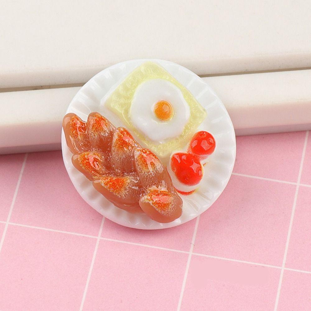 Colorful Dollhouse Miniature Simulation Food Model Creative Kitchen Accessories Children