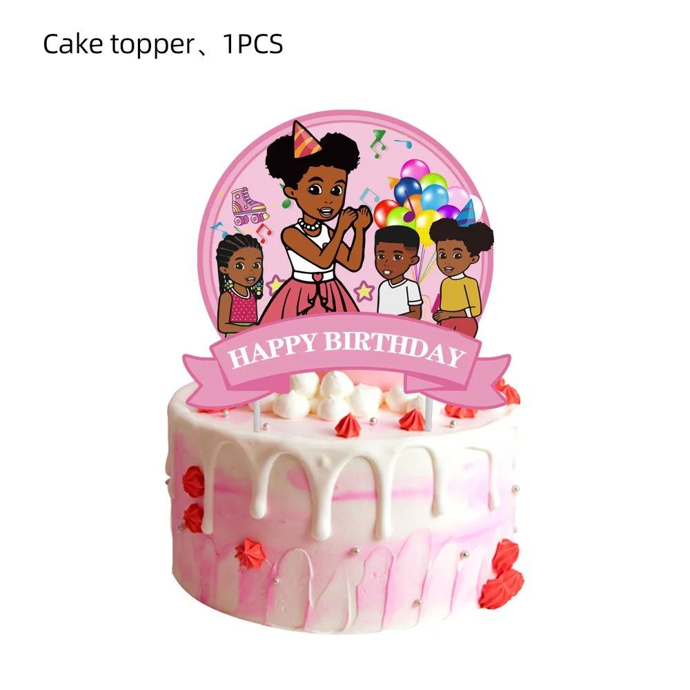 Hot TV Gracie Corner Theme Birthday Party Cake Topper Decoration Paper Tableware Gracie Balloons Backdrop Gracie Party Supply