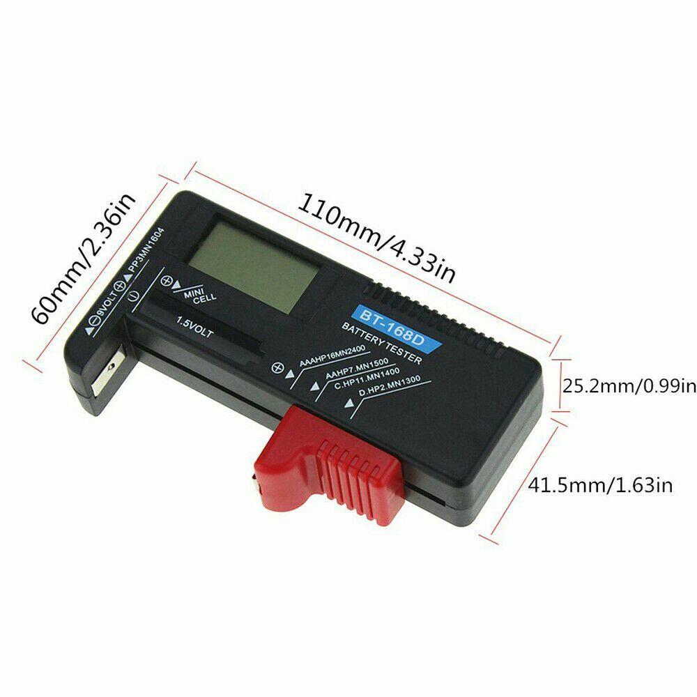 Battery Volt Tester Voltage Checker Battery Capacity Indicator Electricity Measuring Instrument