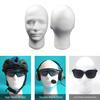 Foam Wig Head Tall Male Mannequin Hairpieces Display Holder Hats Sunglasses Headphone Headwear Stand Cosmetics Model Head Prop