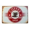 Vintage Shabby Chic Kaffee Menü Metall Zinn Zeichen Retro Home Bar Cafe Pub Taverne Wand dekoration dekorative Platte Poster für