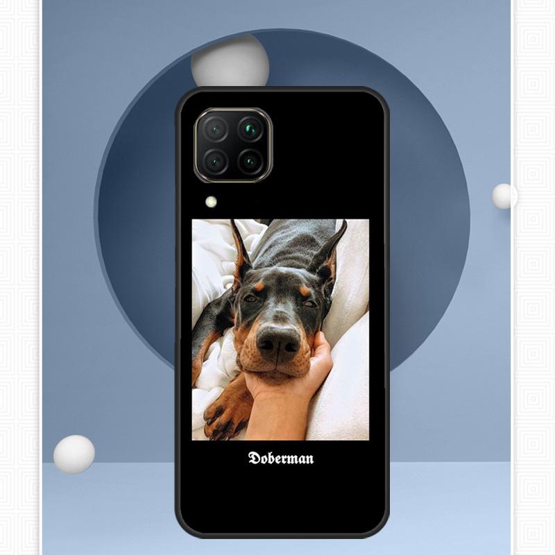 Doberman dog For Huawei Nova 12i 12s 11i 8i Y91 Y60 Y70 Y72 Y90 Y61 9 10 SE P20 P40 Lite P30 P60 Pro Case