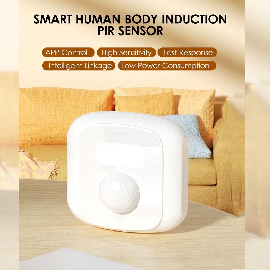 Wifi Motion Sensor Alarm Smart Human Body Induction PIR Sensor 16.4Ft 120-degree Detection Range