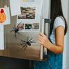 Магнитные реалистичные пауки Декоративная наклейка Украшение для бытовой техники и креативных металлических поверхностей Украшение