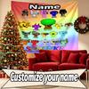 Custom Name Personalized Sprunki Game Print Tapestry, Wall Art Decor, Bedroom, Dorm, Apartment, LivingRoom, Party Backdrop, Gift for Birthday