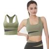 Спортивный бюстгальтер Yodilala Sports and Perfect Shape для и для поездок на работу, Размер L, Женский, Эластичный, Удобный, Стильный, Для бега, Йоги, Тренажерного зала, Зеленый,