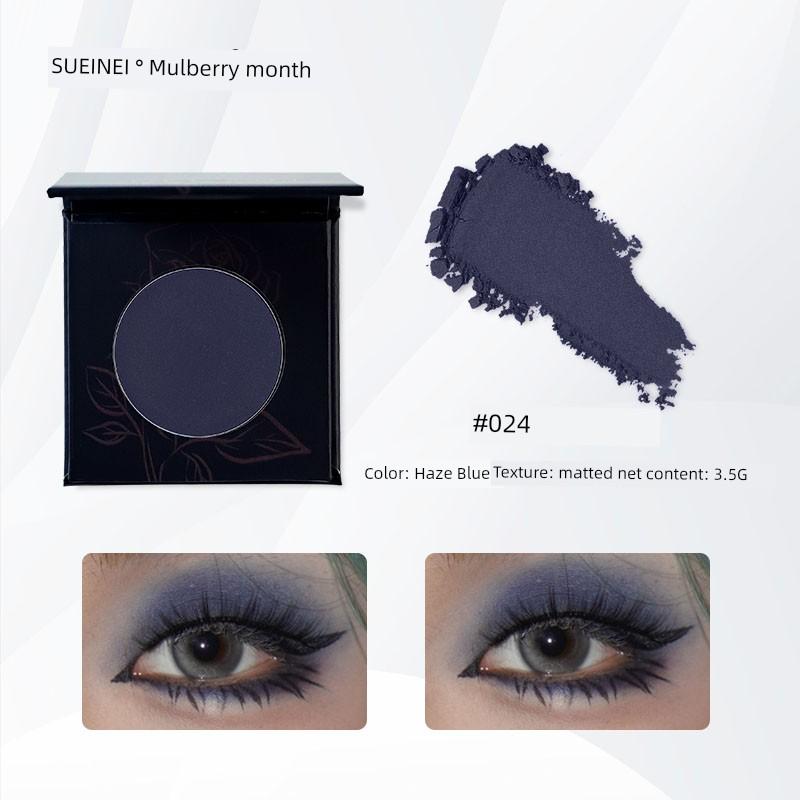 South Korea Monochrome Eyeshadow Dark Brown Cold Gray Lower Eyelid Full Matte Earth Tone Smoky Makeup Multi-Color Coffee Self-Set Plate