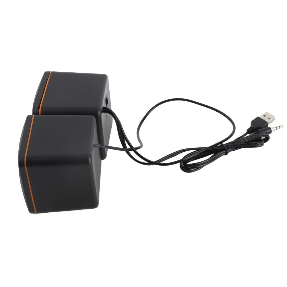 3.5mm Jack Mini Music Speaker Stereo Sound USB Speaker Plug and Play Computer Speaker Smartphones