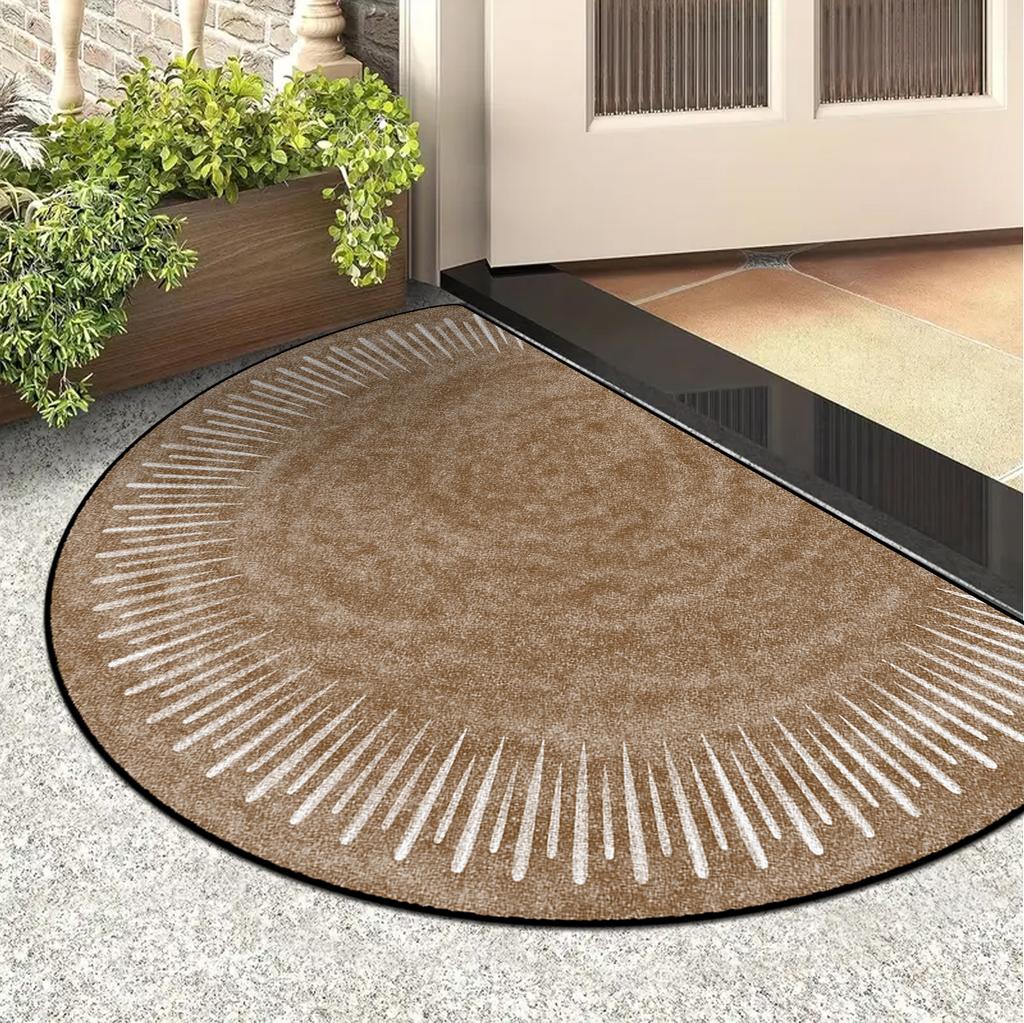 Придверный коврик Полукруглый ковер Уличный коврик Ковры в стиле современного искусства Сад Дом Декоративные напольные коврики Alfombra De Entrada