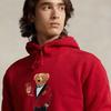Polo Ralph Lauren SS24 Letter Bear Print Casual Hoodie Мужские толстовки с капюшоном Красный MNPOKNI16823377-600