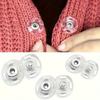 1/3/5PCS Plastic Transparent Invisible Buttons Snap Buttons Coat Snap Buttons Clothing Accessories Anti-Exposure Buttons