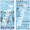 Aoshima Bunka Kyozai VFG Macross F VF-25 Universal Decal Set for Plastic Models, MC-19 Decals (Airplane)