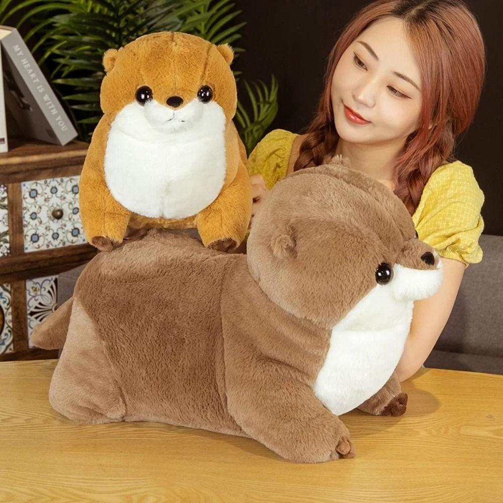Gift Soft Pillow Sleep Pillow Home Decor Otter Plush Toys Stuffed Toy Otter Toy Otter Plush Doll