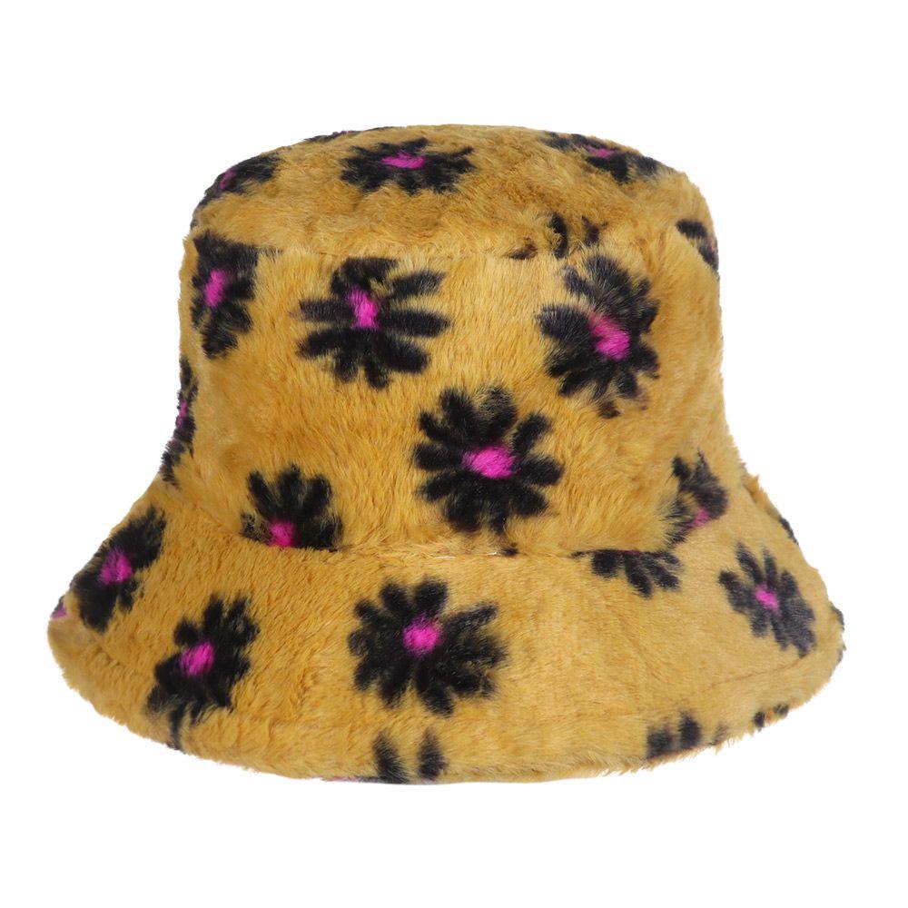 Зимняя повседневная мягкая панама из искусственного меха, шляпа-ведро, кепка рыбака, кепка от солнца