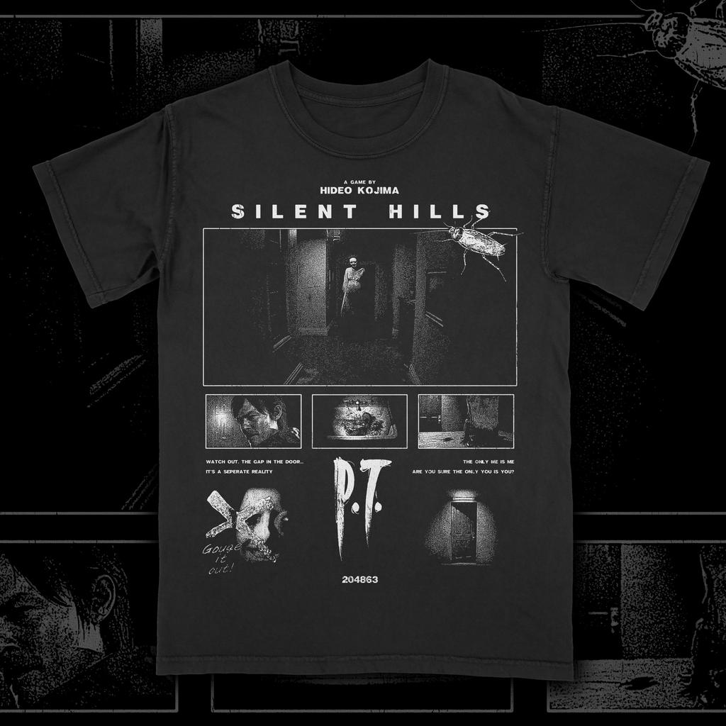 Silent Hill 2 ФУТБОЛКА Мужская SH2 Футболка Короткие Рукава Уличный Повседневный Хлопок Мужчины Женщины Игра Подарок Короткие Рукава Хип-Хоп Оверсайз Топ Футболка