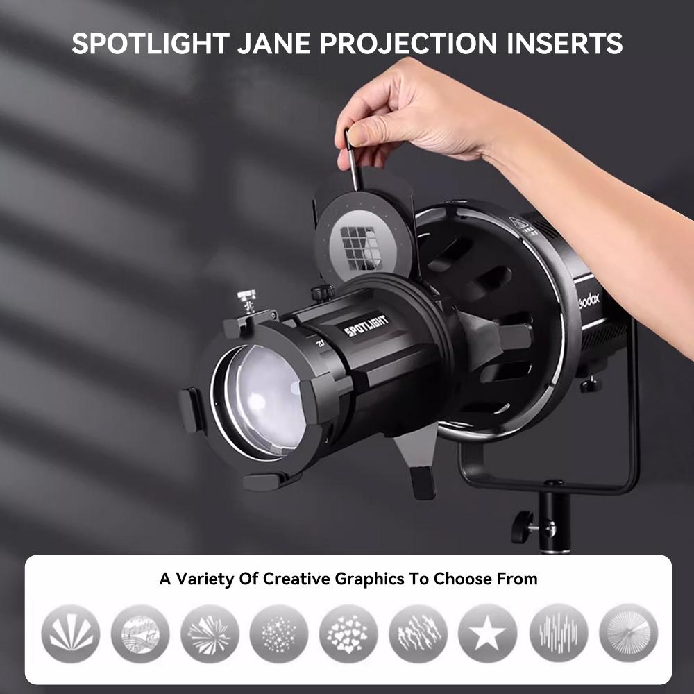 10 шт. графических карт SOONPHO OT1 для оптического конденсатора снот для проекции фона, графическая DIY шторка для фото для светодиодных вспышек Godox