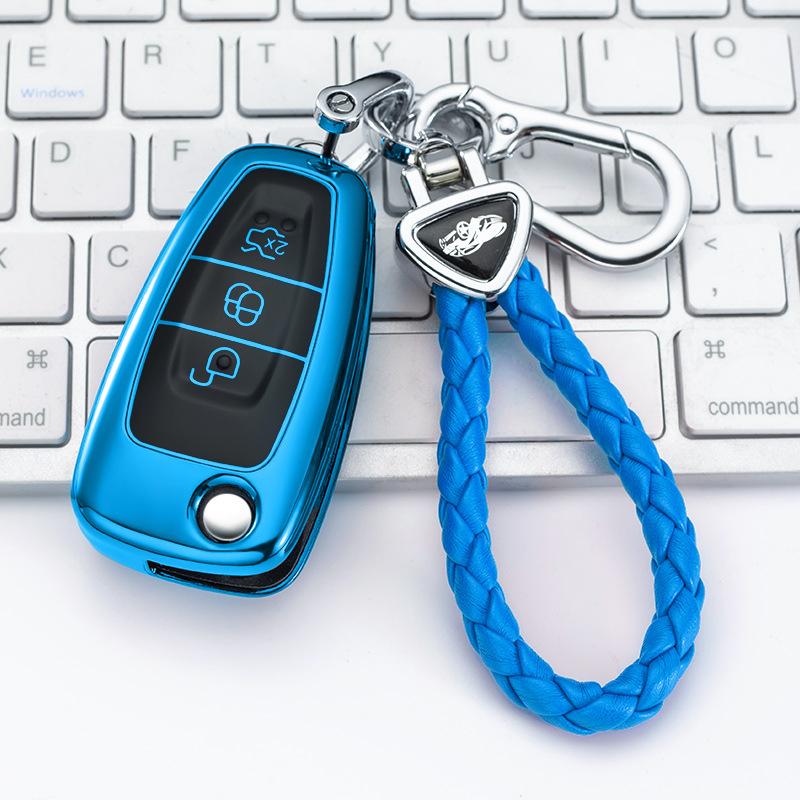 Подходит для Ford Maverick Key Cover13-18Fox17-18Чехлы для автомобильных ключей модели Ruiou Защитный корпус