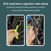 Зажим для дайвинга Держатель шланга BCD Держатель для двух шлангов BCD Зажим-фиксатор регулятора Крючок-пряжка Для дайвинга Снорклинга 2 шт.