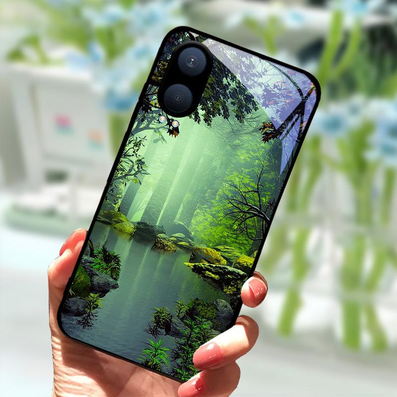 Закаленное Стекло Чехол Для OnePlus Nord CE4 Lite Чехлы 1+Nord CE 4 3 2 Стеклянный Чехол Для Телефона Для One Plus Nord CE3 CE2 Жесткий ПК Бампер