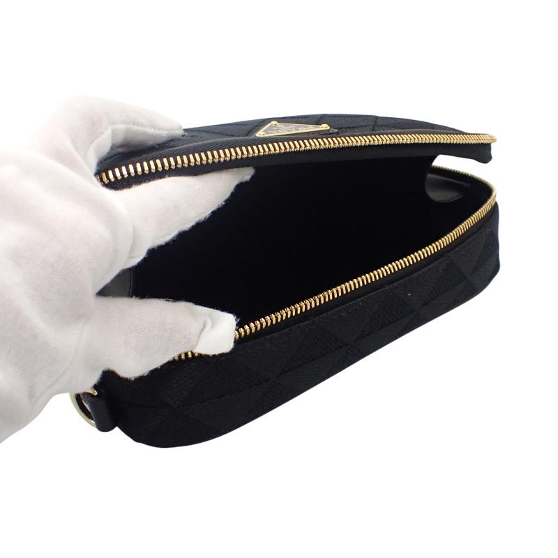 Prada 2VH069 Сумка через плечо черный полиэстер/сафьян мужская