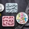 Силиконовая форма для выпечки в виде животных, для конфет, шоколада, тортов, многоразовая, гибкая, антипригарная форма для кухни
