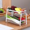 Wutuo Double-Layer Kitchen Countertop Storage Rack