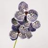 Butterfly Orchid Artificial Vanda Orchid Flower Handmade Real Touch Simulation Big Moth Orchid EVA 67cm Fake Flower Branch