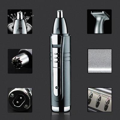 Перезаряжаемый электрический триммер для волос в носу, уши, бровей, бороды, машинка для стрижки, ЕС Plug