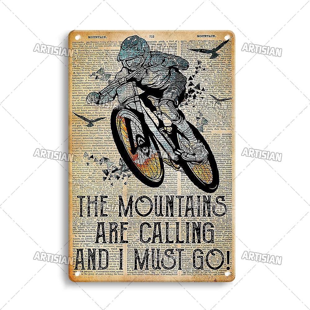 Художественная велосипедная жестяная вывеска, декоративная табличка для велосипеда, спортивный металлический плакат, Настенный декор, гараж, бар, паб, клуб, отель, кафе, кухня