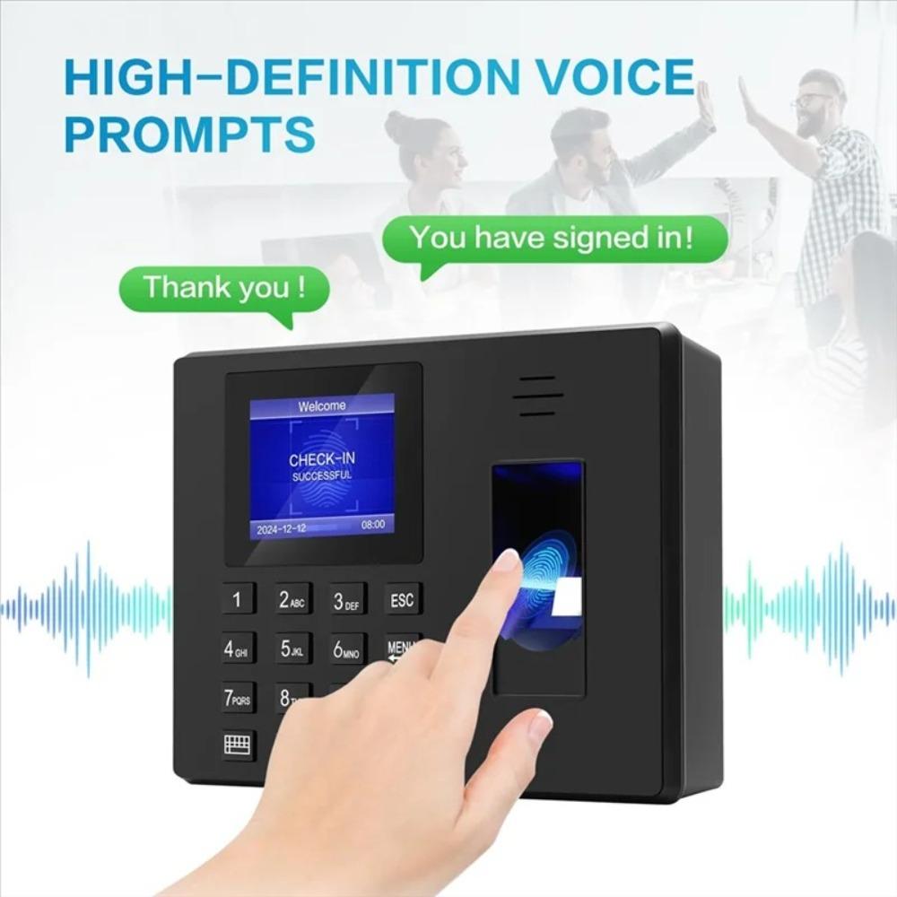 Multifunctional Fingerprint Attendance Machine Employees Exit Data Recorder Company