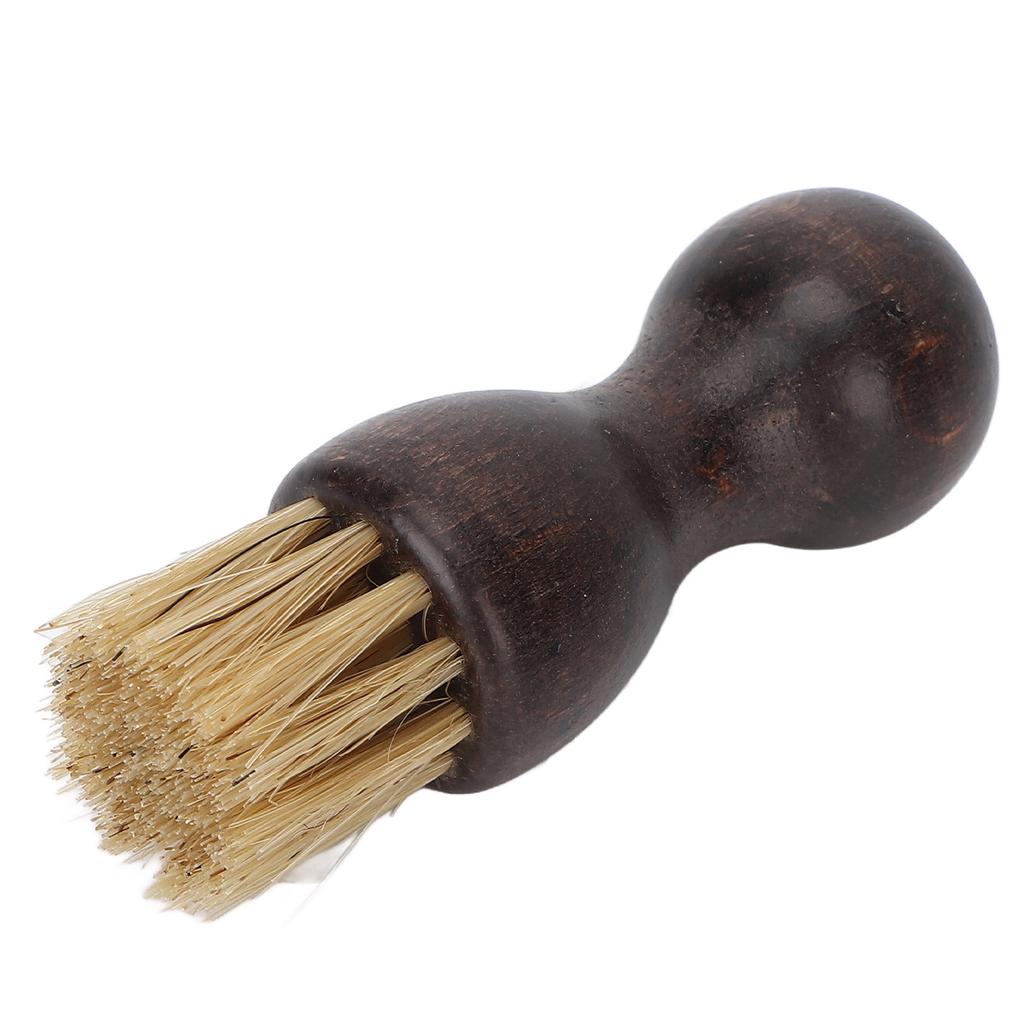 Shoe Brush Gourd Shape Compact Small Light Weight Shoe Polishing Cleaner Brush Cleaning Supplies