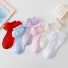 5 пар/лот Носки для девочек Летние Новые Сетчатые Хлопковые Тонкие Детские Носки Модные Эластичные Белые Кружевные Цветы Детские Носки Принцессы