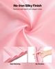 Satin Chair Sashes Bows, 50PCS Chair Ribbon Ties Back Sash, 7 x 108 inch, Rose Gold Wedding Reception Decoration, for Wedding Ceremony Baby Shower