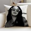 HipHop BBCardi BS Cushion Cover Breathable and skinfriendly linen pillowcase square removable and washable cushion