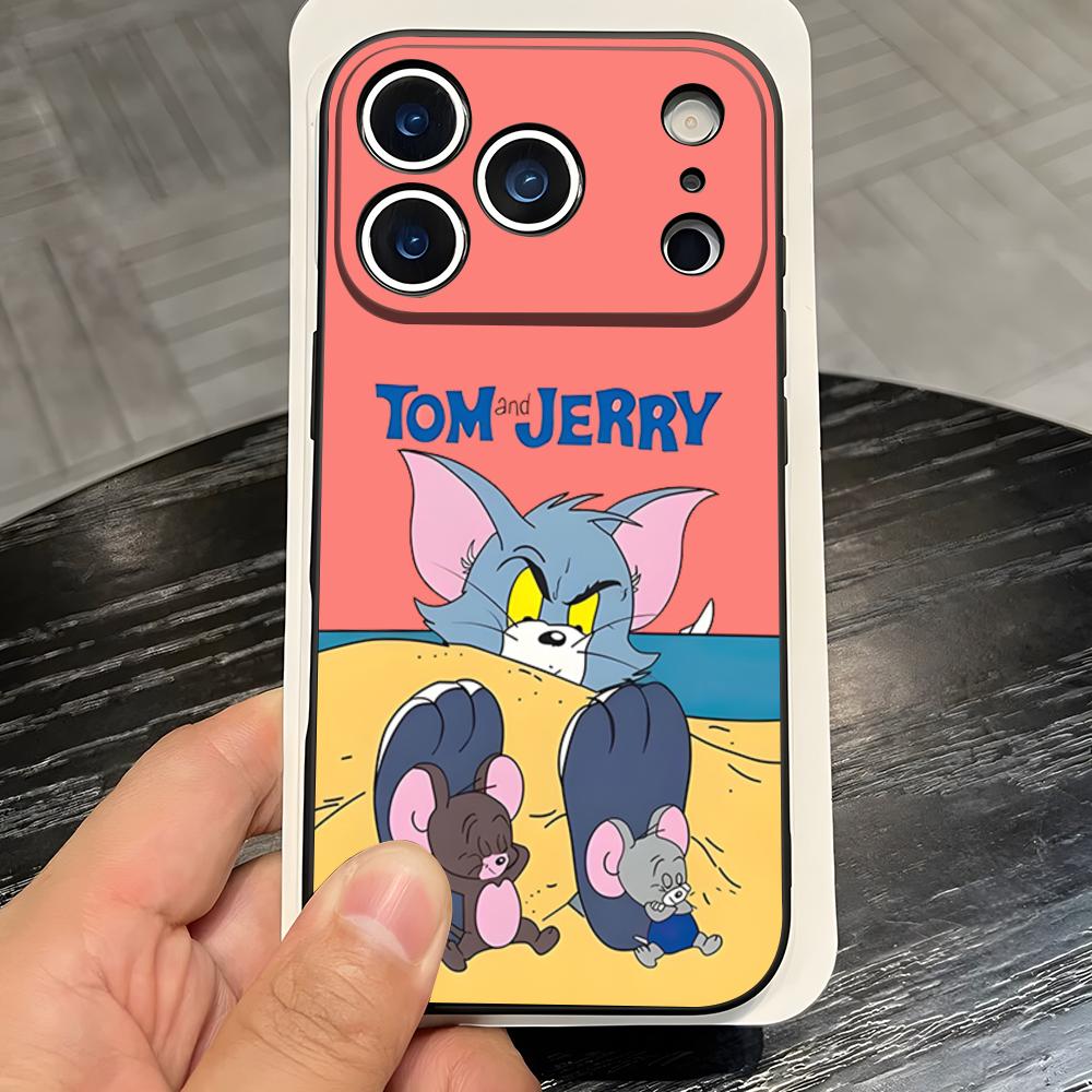 Cartoon T-toms J-jerrys Phone Case For IPhone 17 Pro Max 16 15 14 Pro Max 13 11 X Xs Xr 8 7Plus Silicone Cover