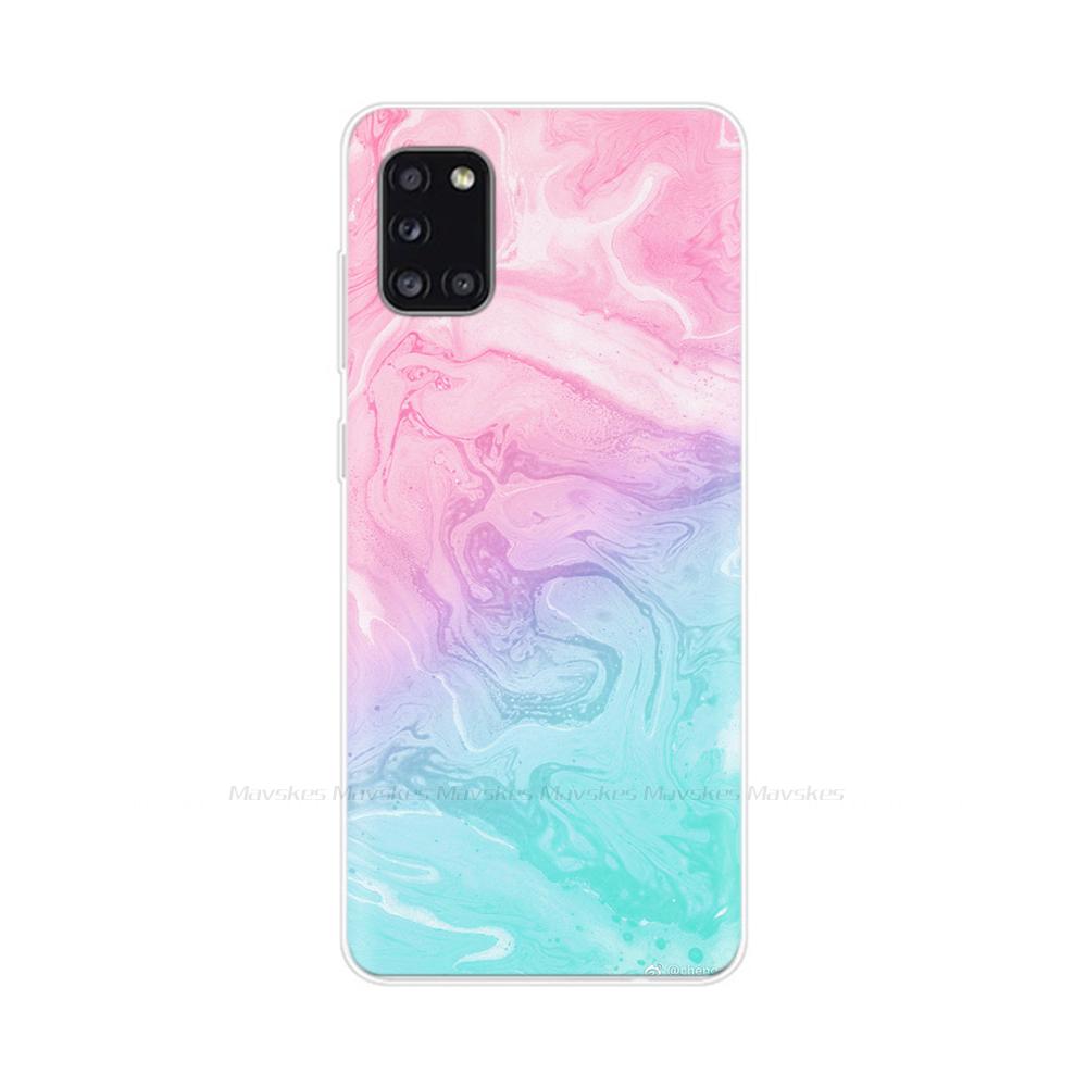 Чехол для Samsung Galaxy A31, мягкий силиконовый чехол из ТПУ, чехол для Samsung A31 A 31 см-A315f, чехол-бампер
